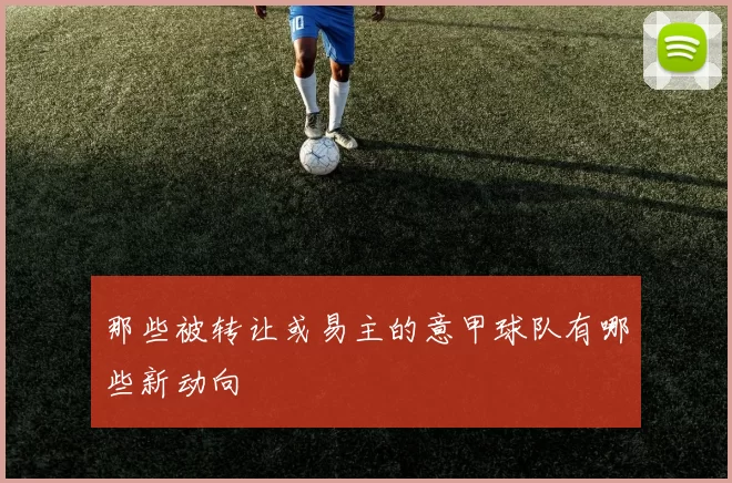 那些被转让或易主的意甲球队有哪些新动向