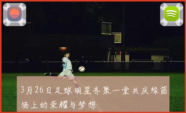 3月26日足球明星齐聚一堂共庆绿茵场上的荣耀与梦想