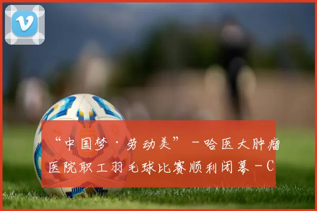 “中国梦·劳动美” - 哈医大肿瘤医院职工羽毛球比赛顺利闭幕 - Copy (11)