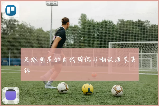 足球明星的自我调侃与嘲讽语录集锦
